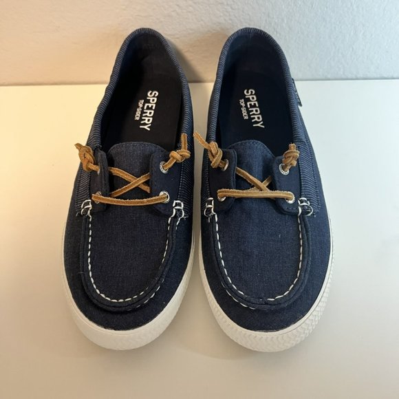 Sperry Shoes - Sperry Women's Lounge Away Sneaker - Navy Blue - Women's 9 - Boat Shoe